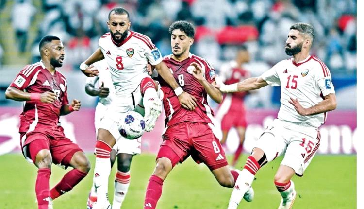 تعادل قطر ضد الإمارات 1-1 في كأس الخليج العربي