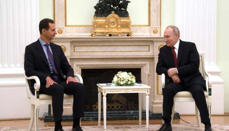 بوتين يجتمع مع بشار الأسد في موسكو